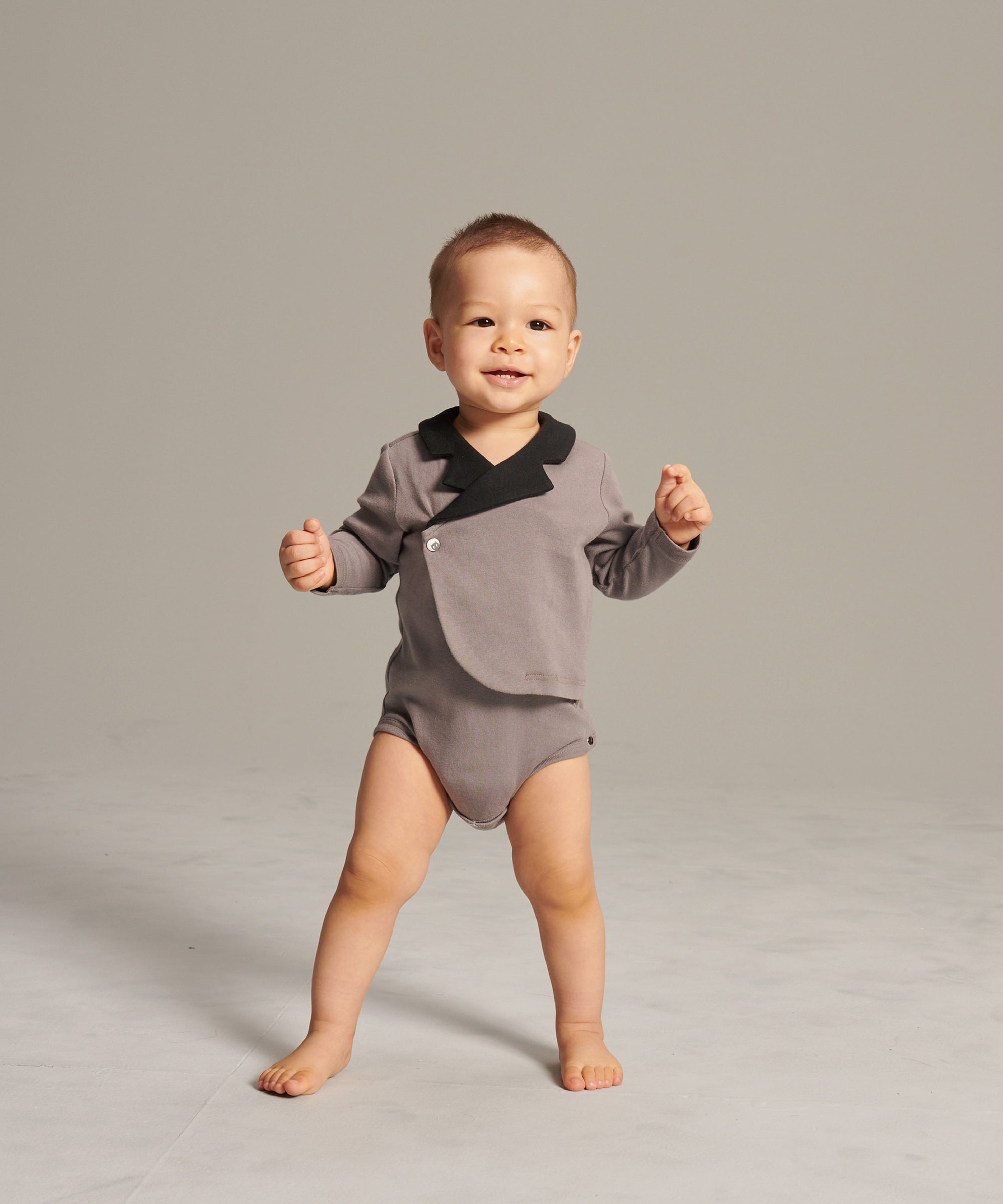 Main | Newborn Prince Series - Suit Bodysuit | Suit collar | 100% organic cotton