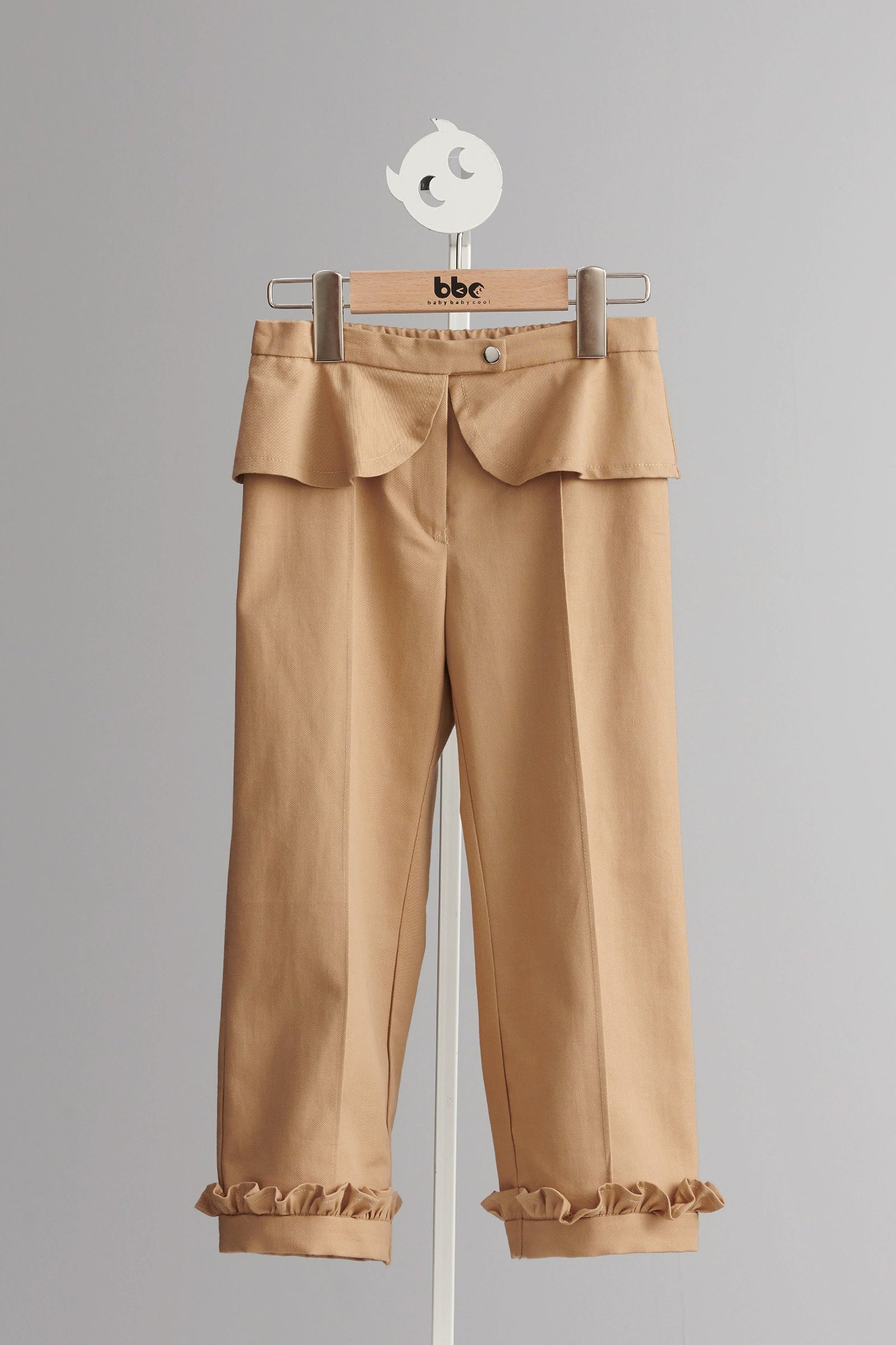 Main | Girls Ruffle Straight Leg Pants | Ruffles | 100% organic cotton