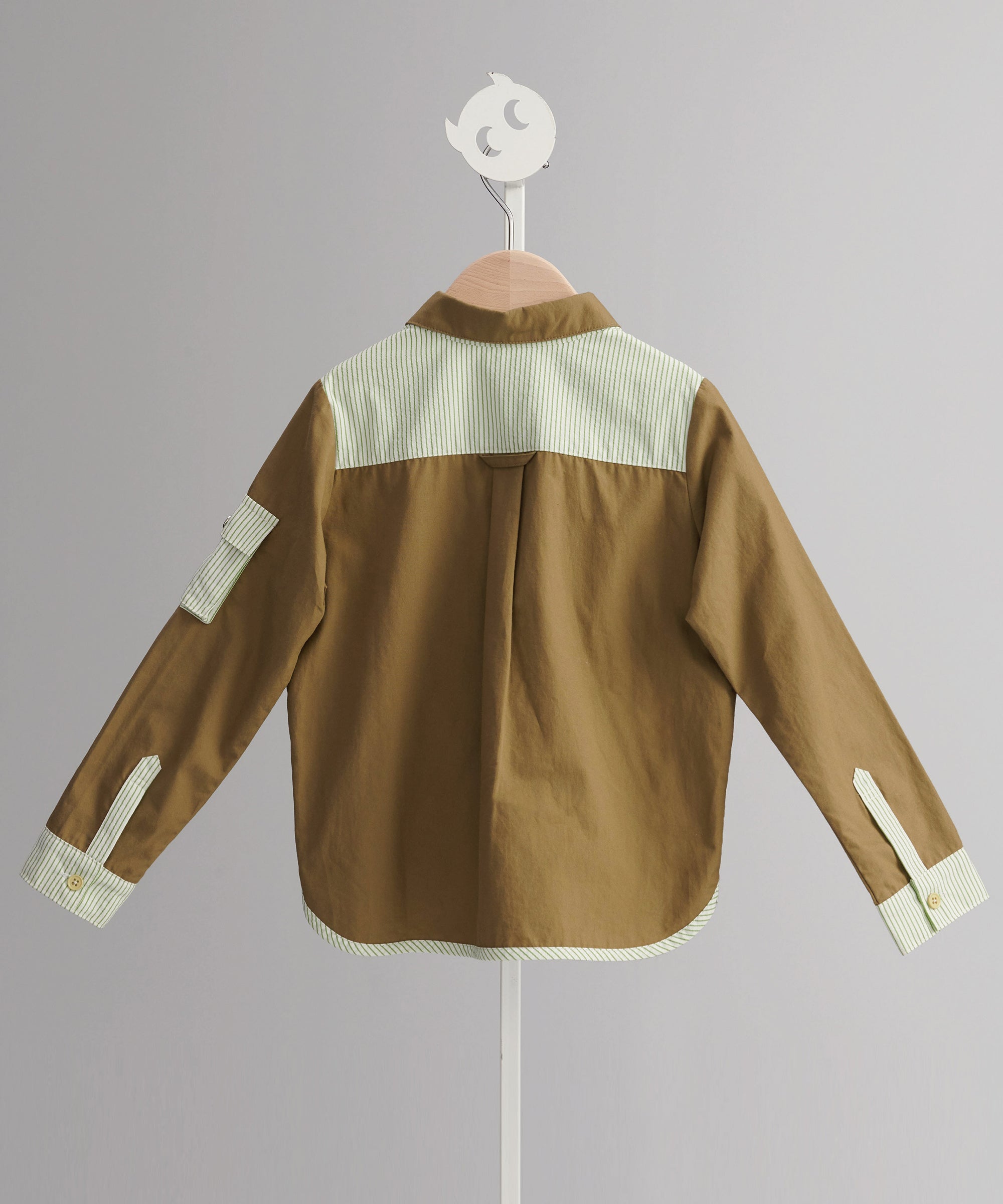 Main | 男童 軍裝風拼接襯衫 | 拼接 | 100% 有機棉