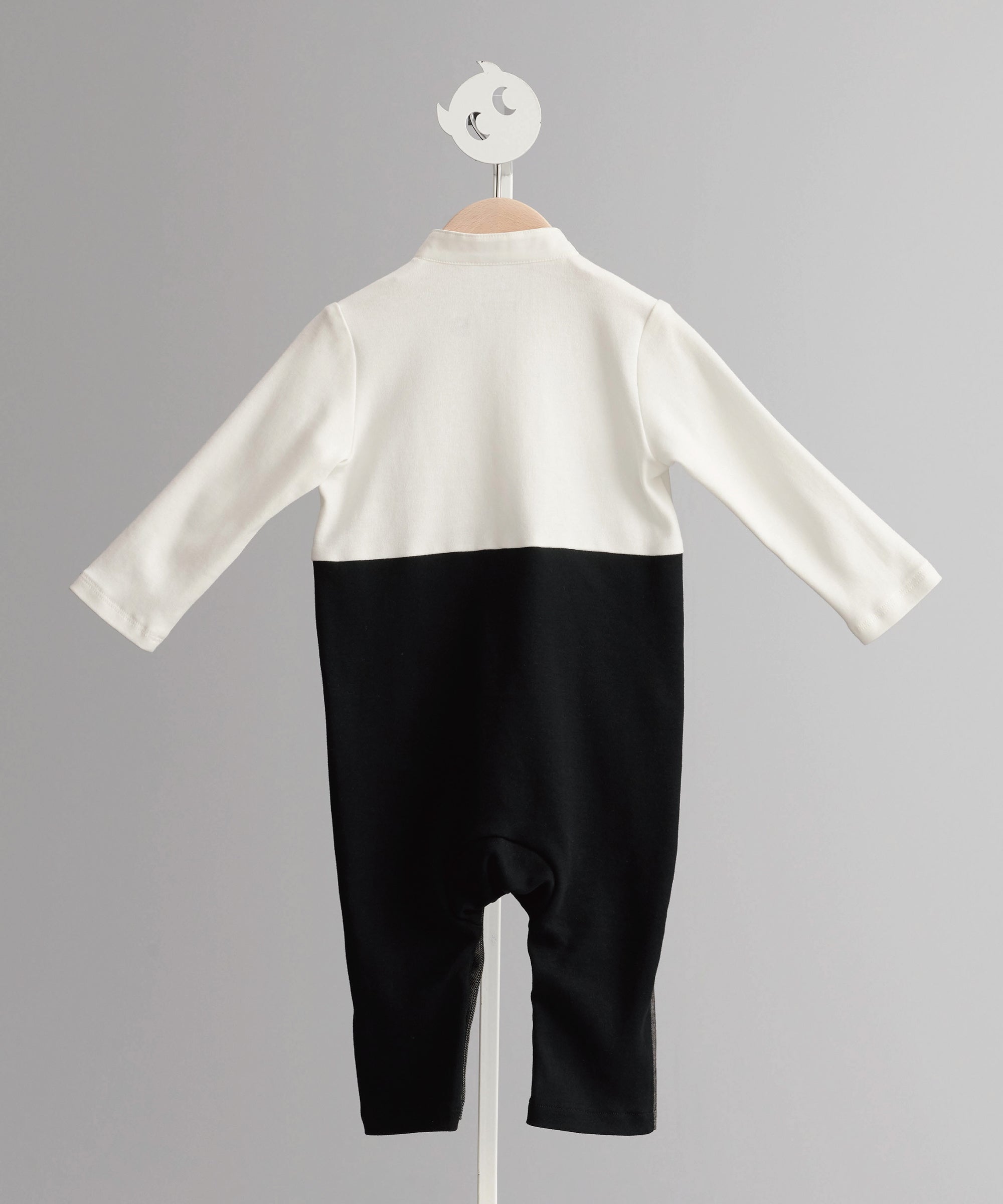 Main | Toddler Little Prince Bunny Jumpsuit | Small Stand Collar | 100% Organic Cotton