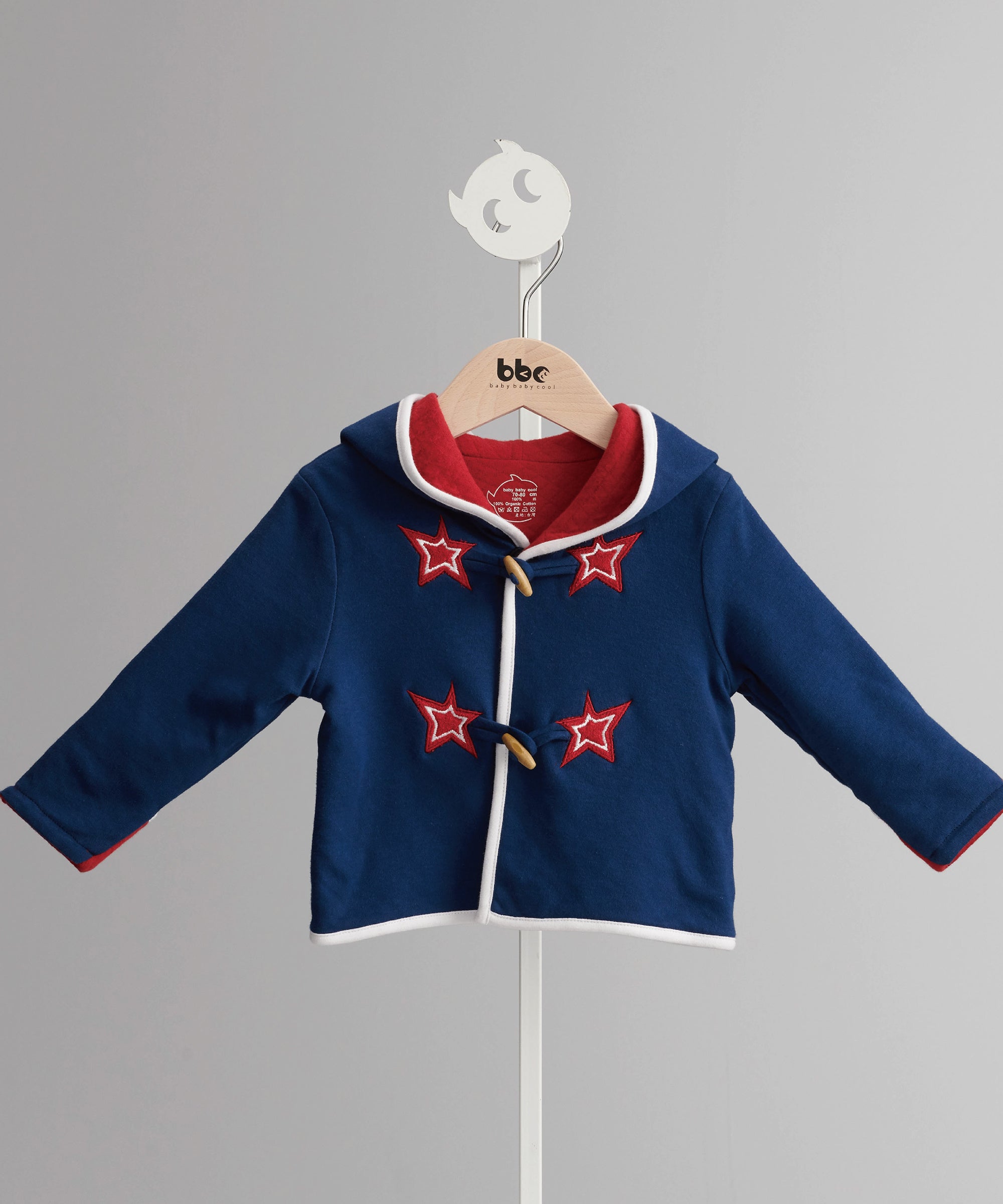 Main | Toddler Rockstar Horn Jacket | Stars | 100% organic cotton