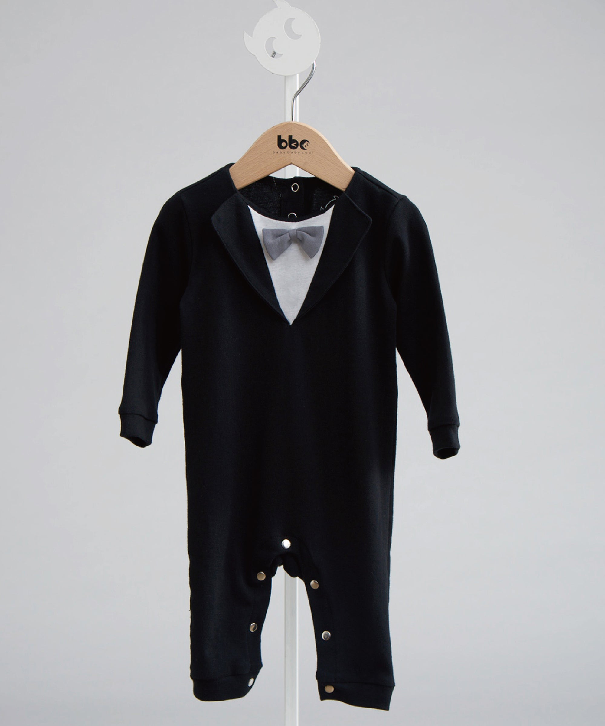 Main | Newborn Formal Bodysuit | Bow Tie | 100% Organic Cotton