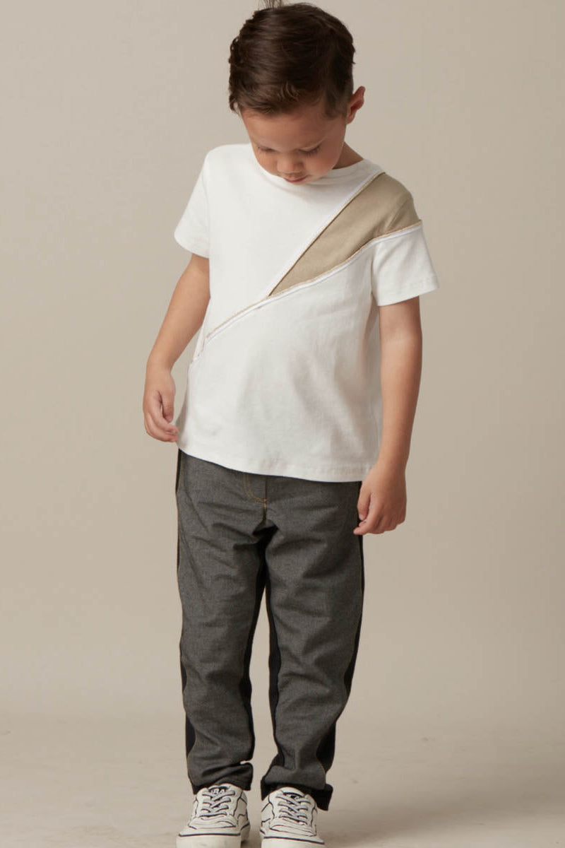 Main | Boys Zipper Series - Different Dimension | Stitching | 100% organic cotton