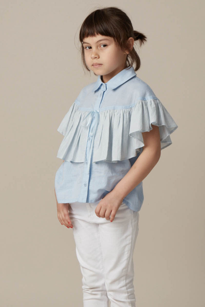 Main | 女童 Wave系列-波光粼粼荷葉上衣 | 荷葉 荷葉 | 100% 有機棉