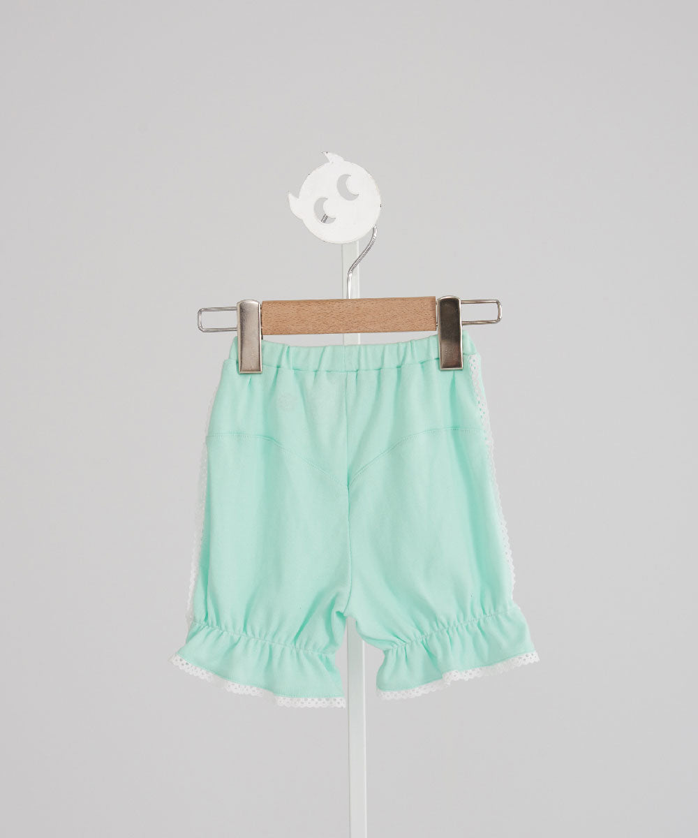 Main | Girls Hand-embroidered Lace Set | Lotus Leaf | 100% Organic Cotton