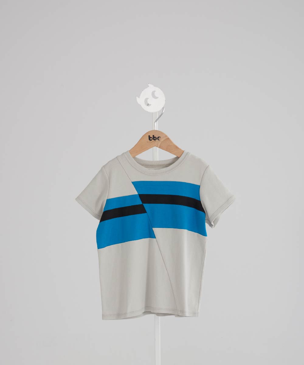 Main | 男童 歐普系列-折射光條紋 T-SHIRT | 拼接 | 100% 有機棉