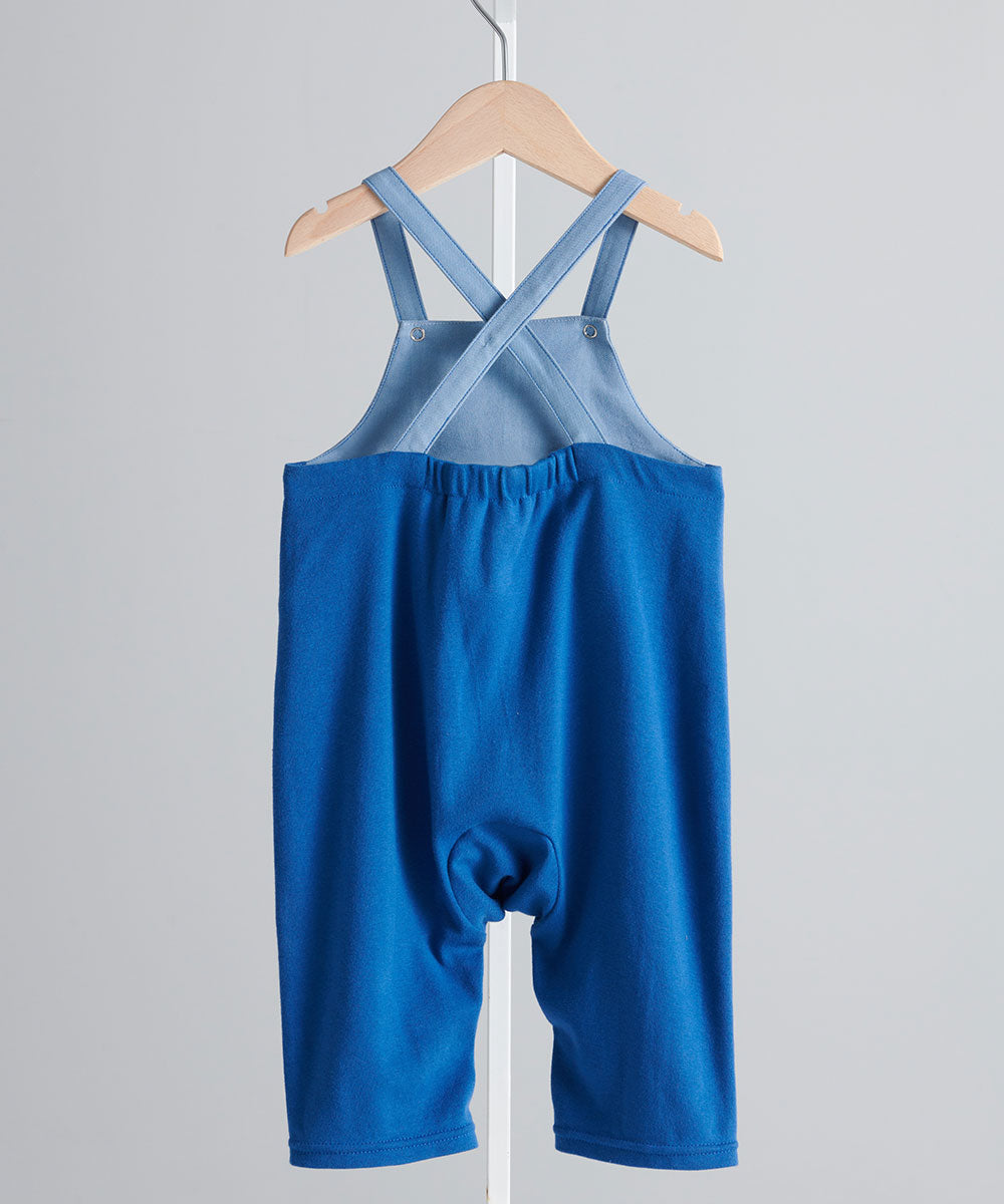 Main | Toddler Denim Manor Jumpsuit | Paneled | 100% organic cotton