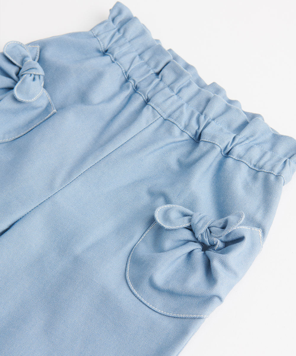 Main | 女童 立體花苞口袋荷葉寬褲 | 抽皺 蝴蝶結 | 100% 有機棉