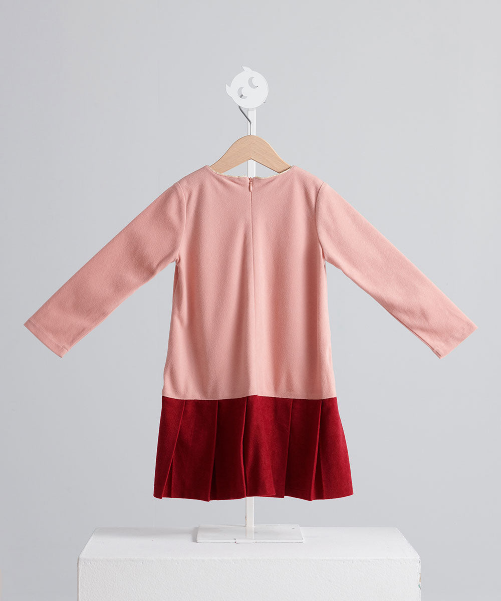 Luxury | Girls bbc preppy pleated dress | Stitching