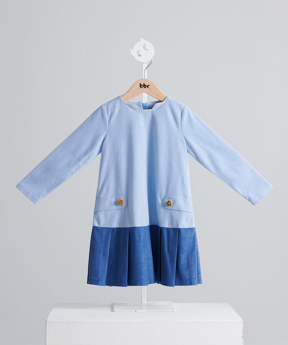 Luxury | Girls bbc preppy pleated dress | Stitching