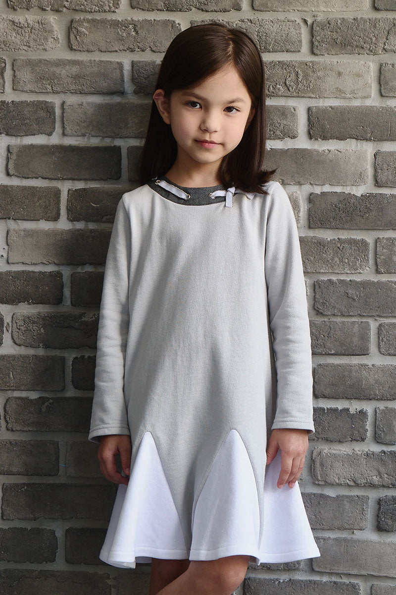 Main | Girls Waltz Dress | Paneled | 100% organic cotton