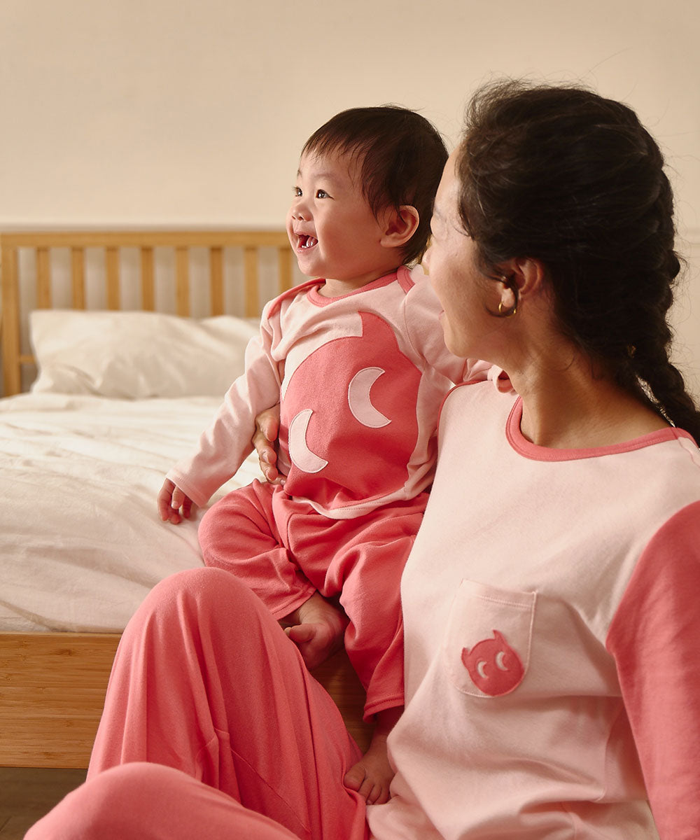 Basic | 幼兒 秋冬小精靈居家套組 (小童) | 小精靈 Logo | 100% 有機棉