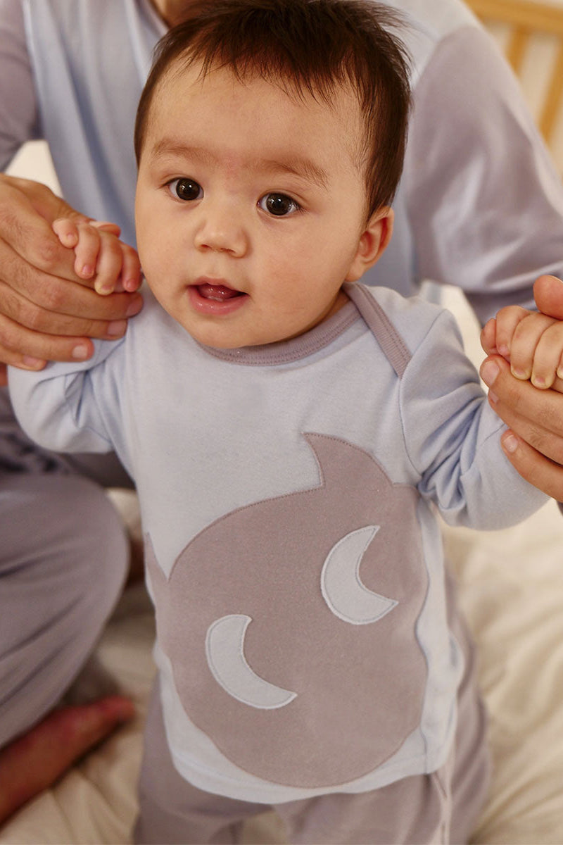 Basic | 幼兒 秋冬小精靈居家套組 (小童) | 小精靈 Logo | 100% 有機棉