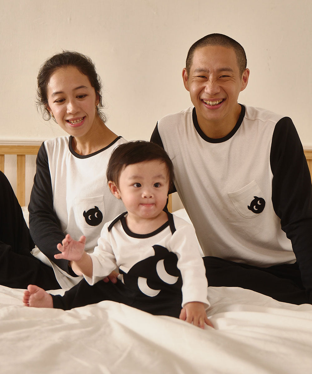 Basic | 幼兒 秋冬小精靈居家套組 (小童) | 小精靈 Logo | 100% 有機棉