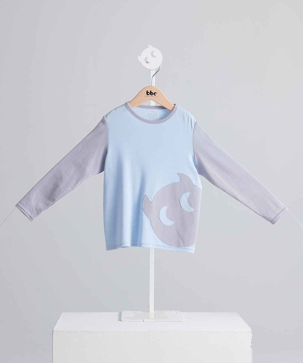 Basic | 兒童 秋冬小精靈居家套組 (大童) | 小精靈 Logo|100% 有機棉