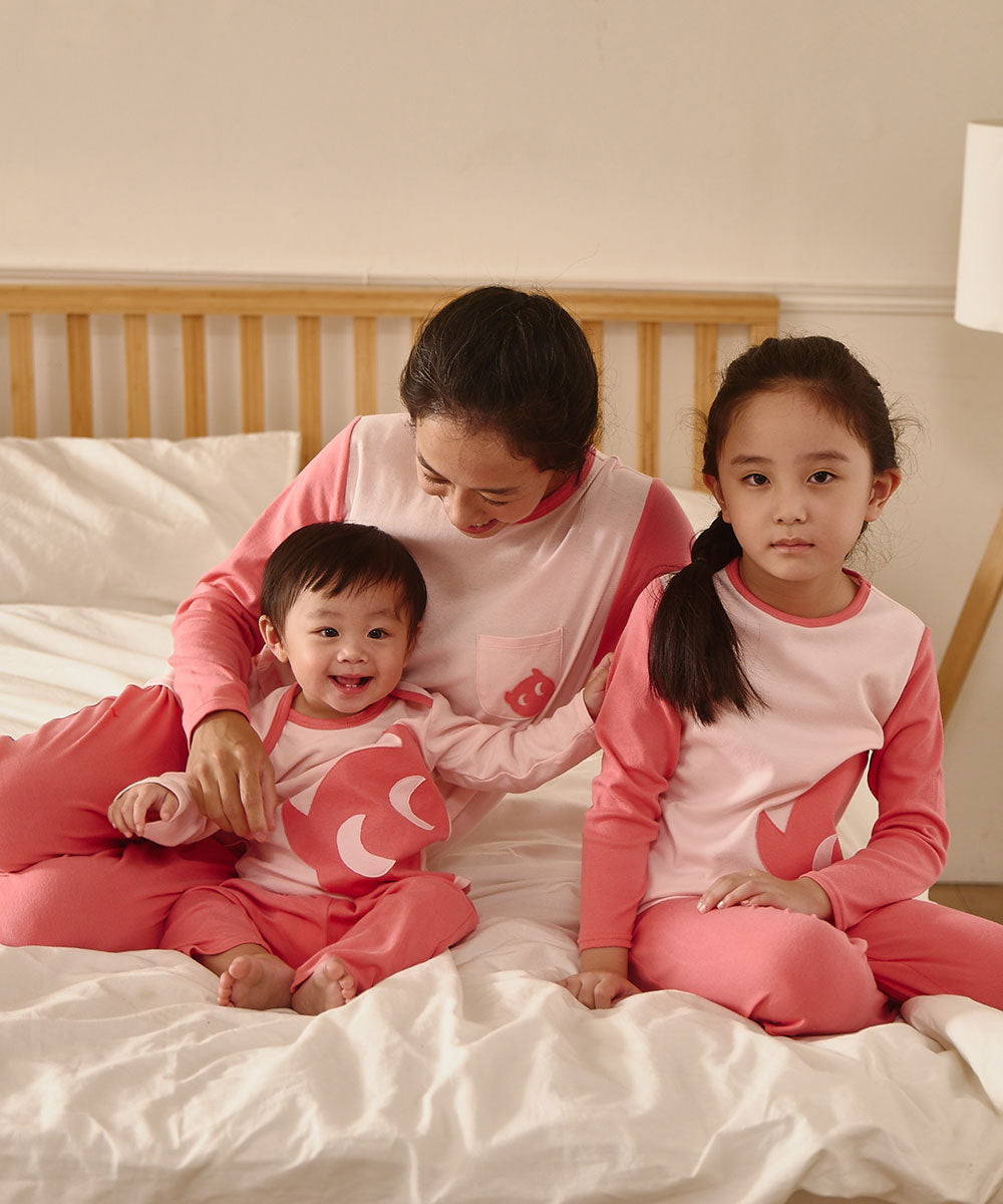 Basic | 兒童 秋冬小精靈居家套組 (大童) | 小精靈 Logo|100% 有機棉