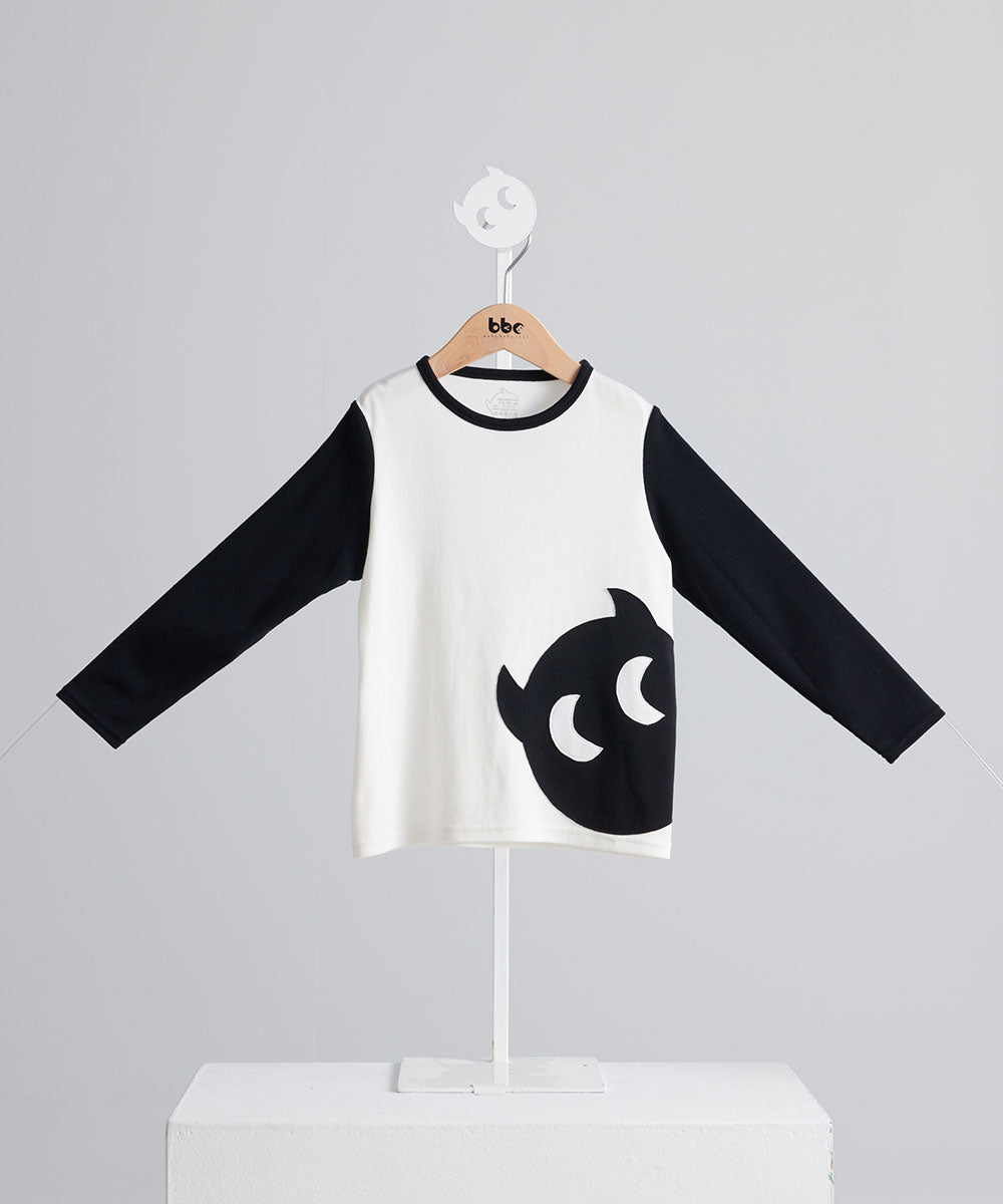 Basic | 兒童 秋冬小精靈居家套組 (大童) | 小精靈 Logo|100% 有機棉