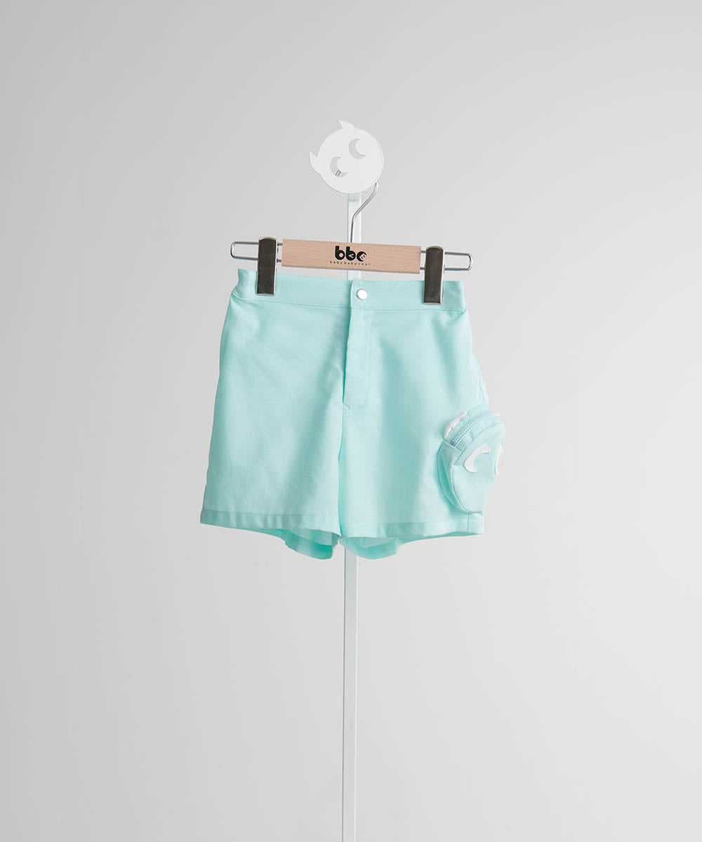 Main | Boys BBC 3D Pocket Shorts | Stitching | 100% Organic Cotton