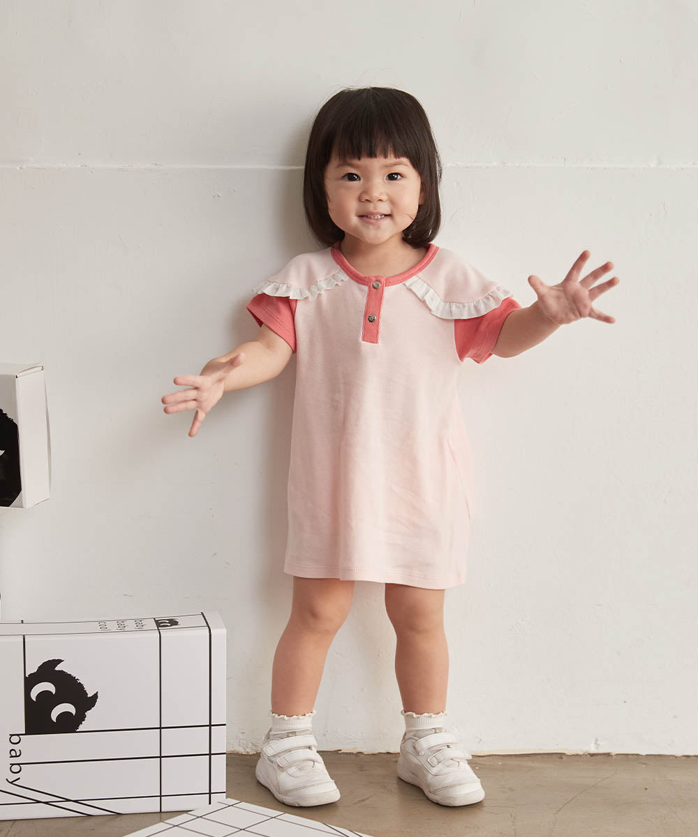Main | 幼兒 黛妃披肩洋裝 | 拼接 | 100% 有機棉