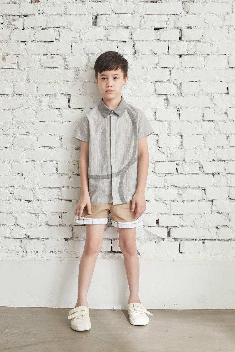 Main | Carmen herrera for boys: Orbit shirt | patchwork | 100% organic cotton