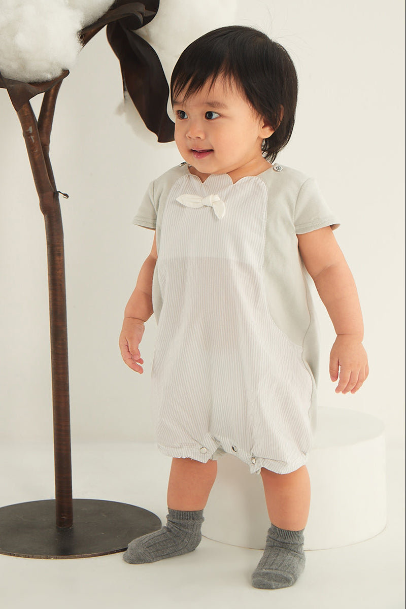 Main | Toddler Royal Gentleman Cloud Collar Bunny Jumpsuit | Collar Design | 100% Organic Cotton