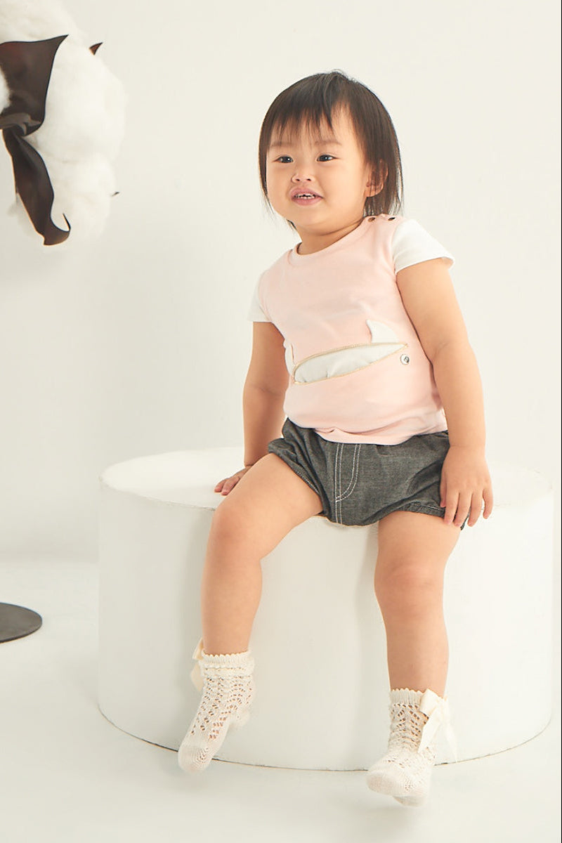 Main | Toddler Hide and seek elf pocket top | elf logo | 100% organic cotton