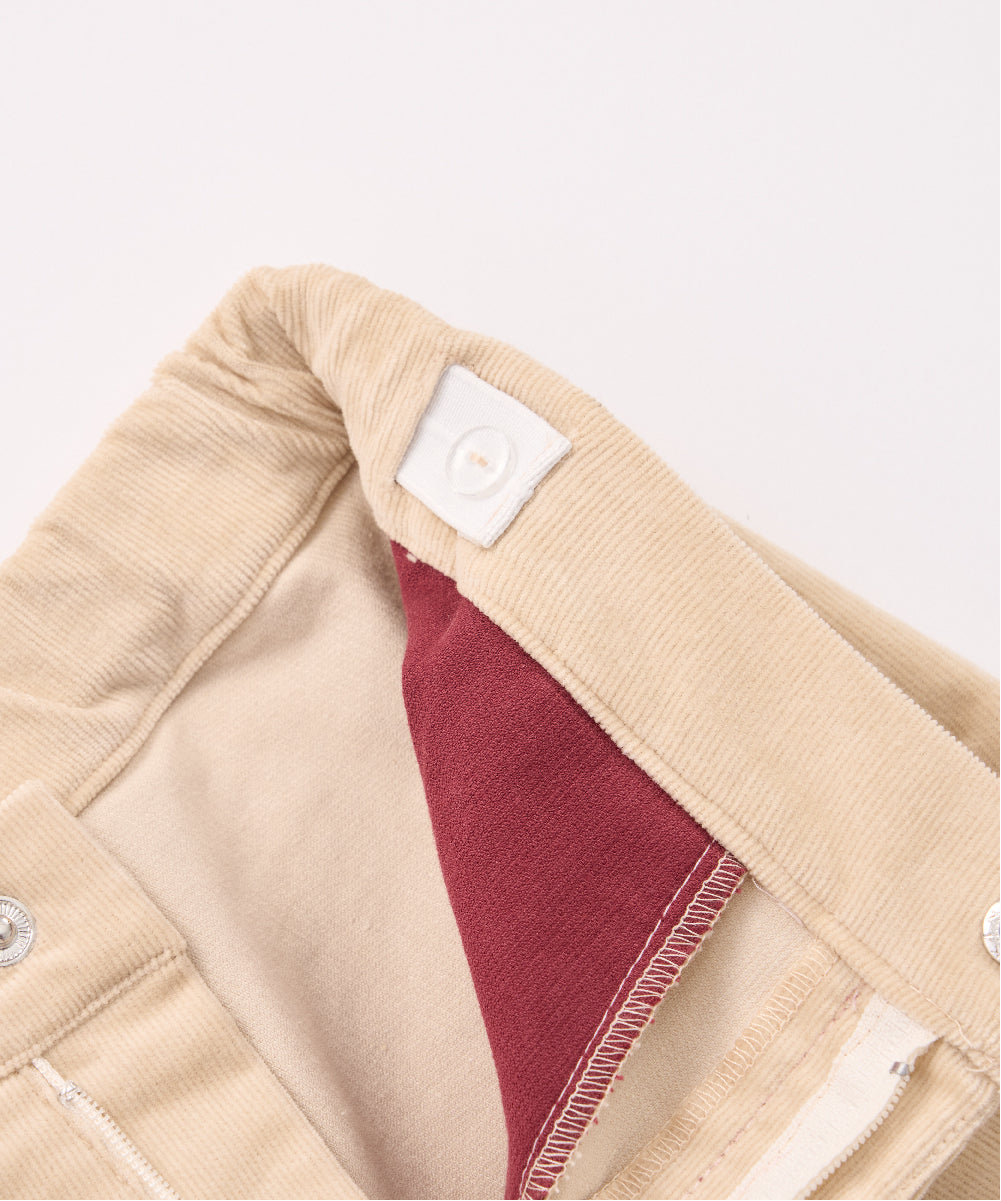 Luxury | 男童 撞色口袋燈芯絨長褲 | 拼接