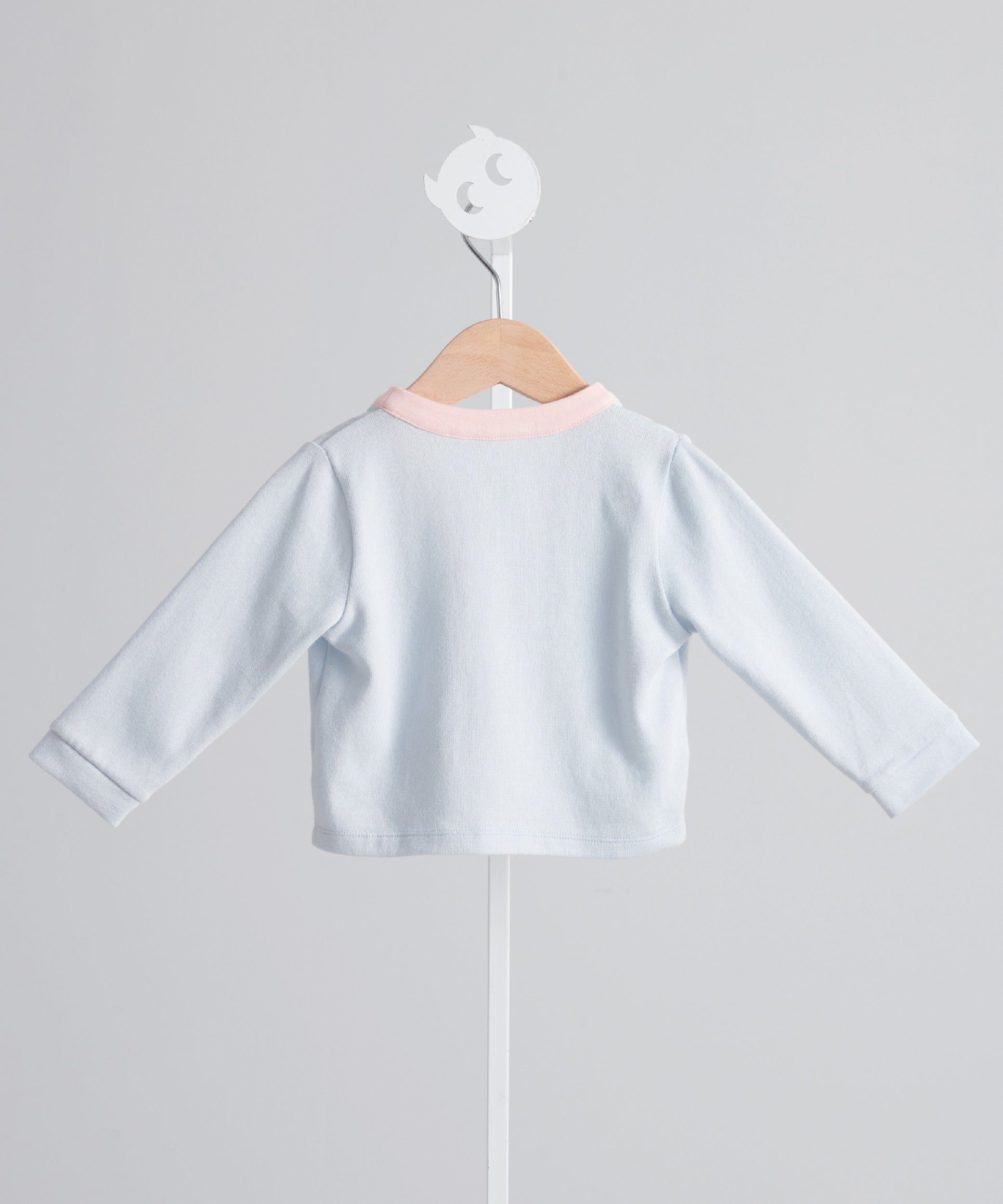 Main | BBC classic logo for children cardigan | Elf logo | 100% organic cotton