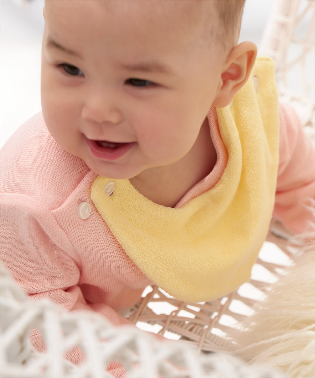 Main | Toddler bunny jumpsuit with two-tone scarf and bib | Detachable | 100% organic cotton