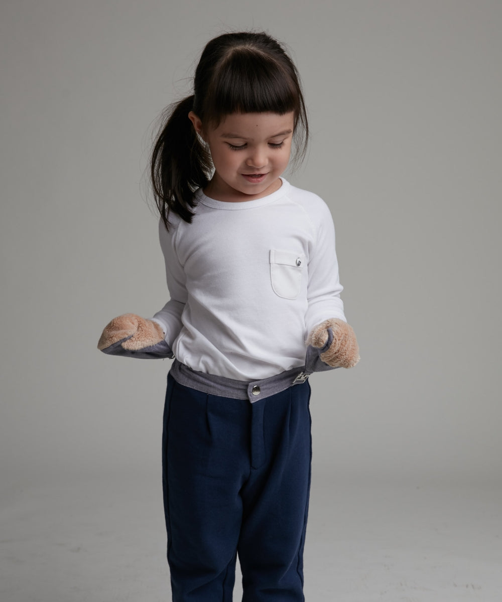 Main | Kids Bear Paw Pocket Pants | | 100% organic cotton