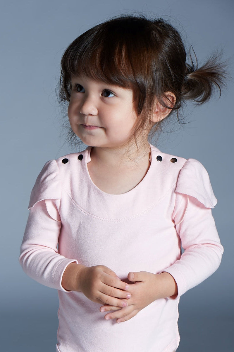 Main | Toddler Tulip Sleeve Bodysuit | Petals | 100% organic cotton