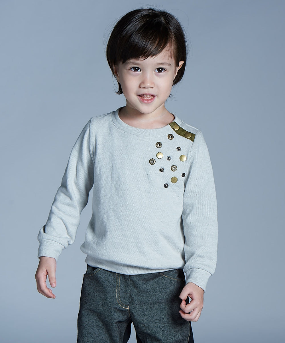Main | Boys pop star sweater | Buttons | 100% organic cotton