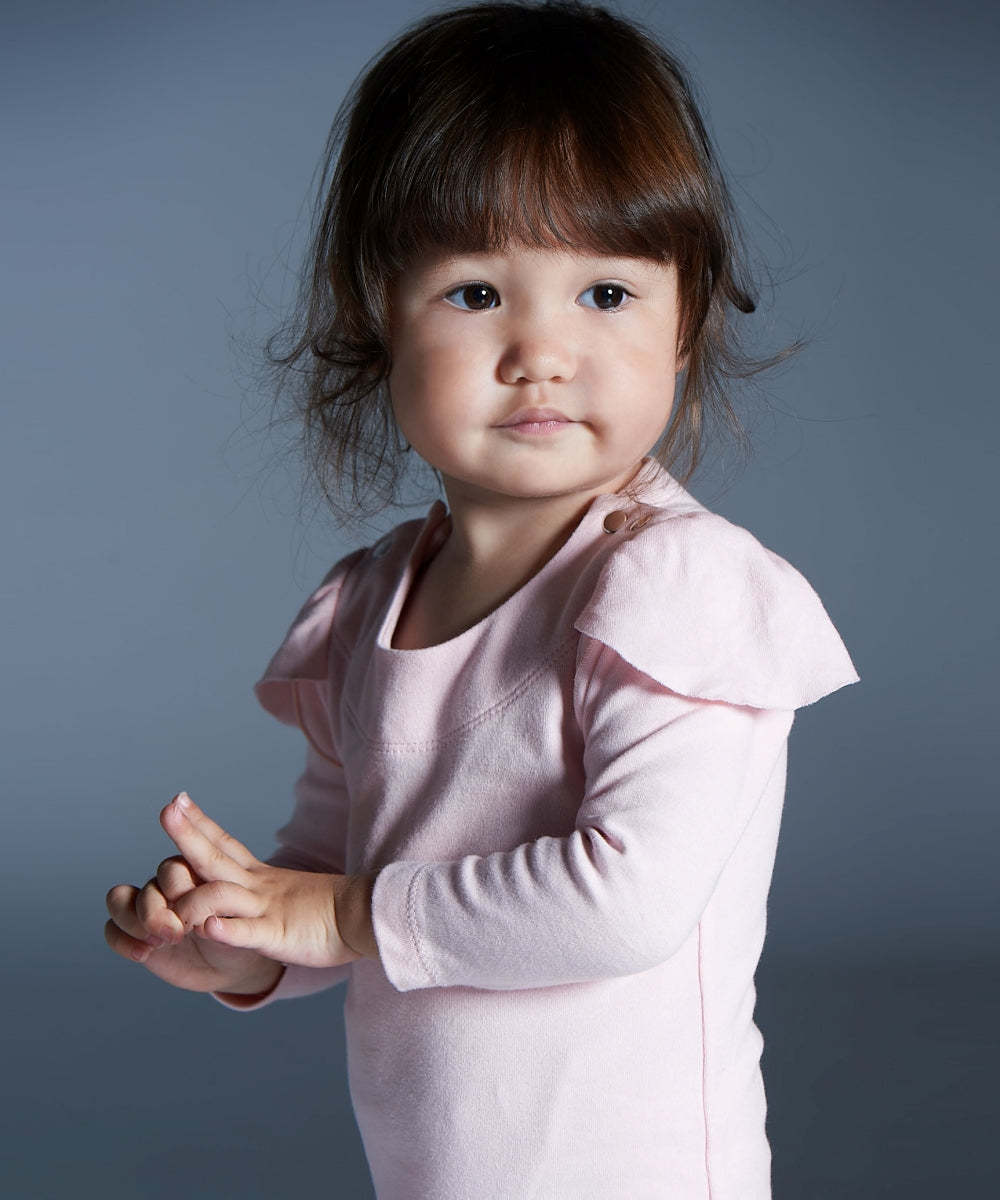 Main | Toddler Tulip Sleeve Bodysuit | Petals | 100% organic cotton