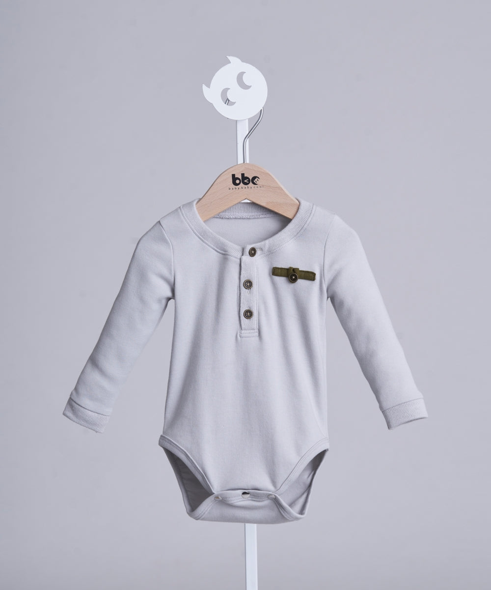 Main | 幼兒 紳士開襟領包屁衣 | 100% 有機棉