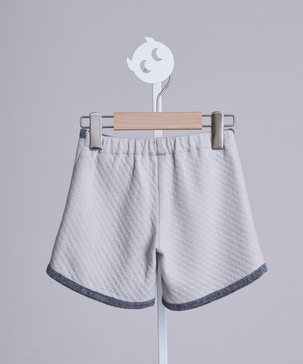 Main | Girls French Elegant Trim Shorts | Striped Trim | 100% Organic Cotton