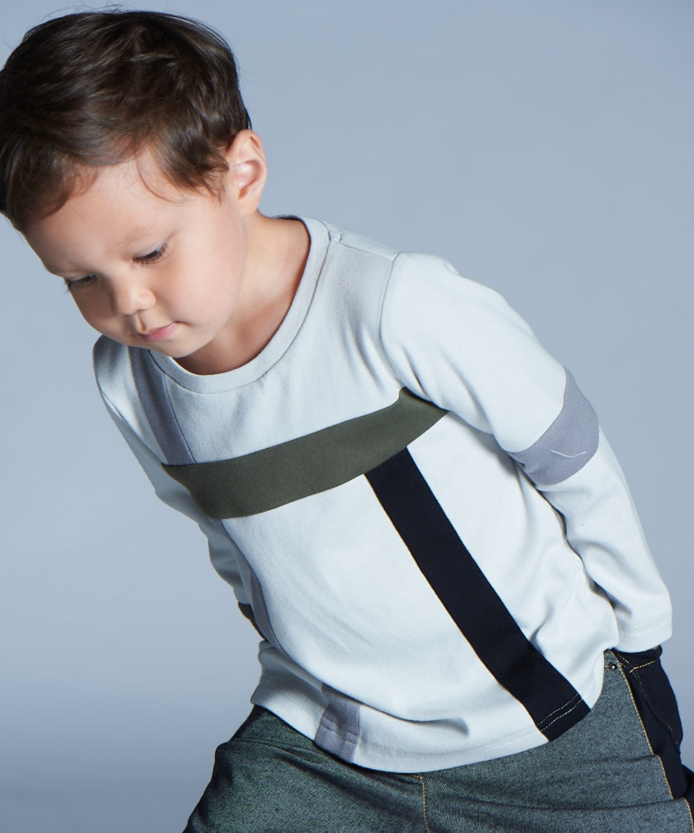 Main | Carmen Herrera for Boys - Snake Top | Paneled | 100% Organic Cotton