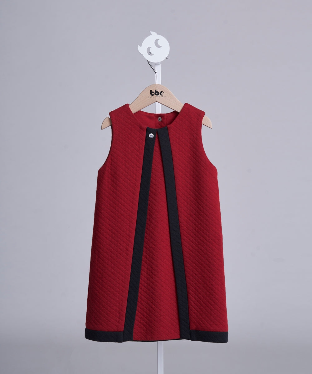 Main | 女童 格菱紋拼色背心裙 | 幾何線條 | 100% 有機棉