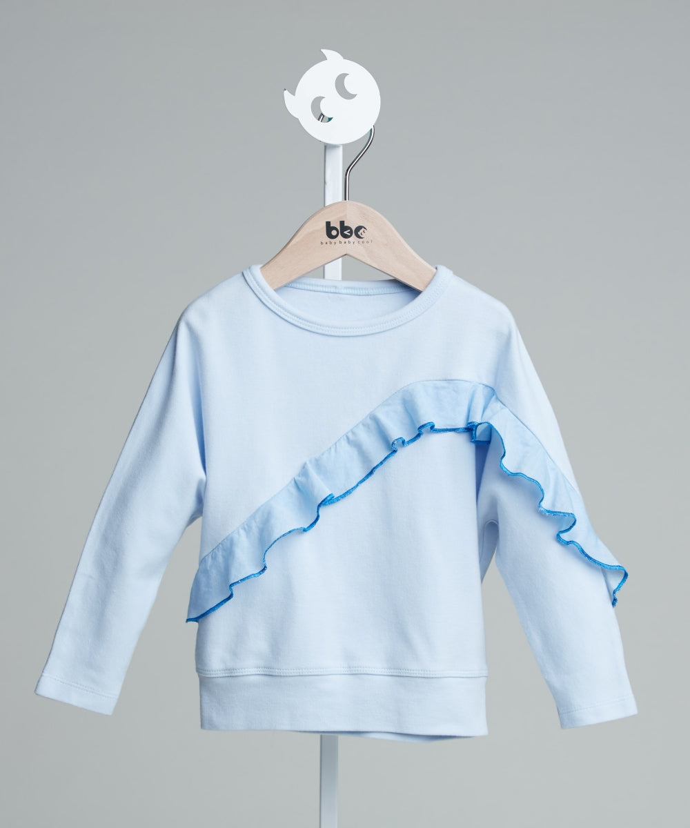 Main | Girls ruffle sleeve top | ruffles | 100% organic cotton