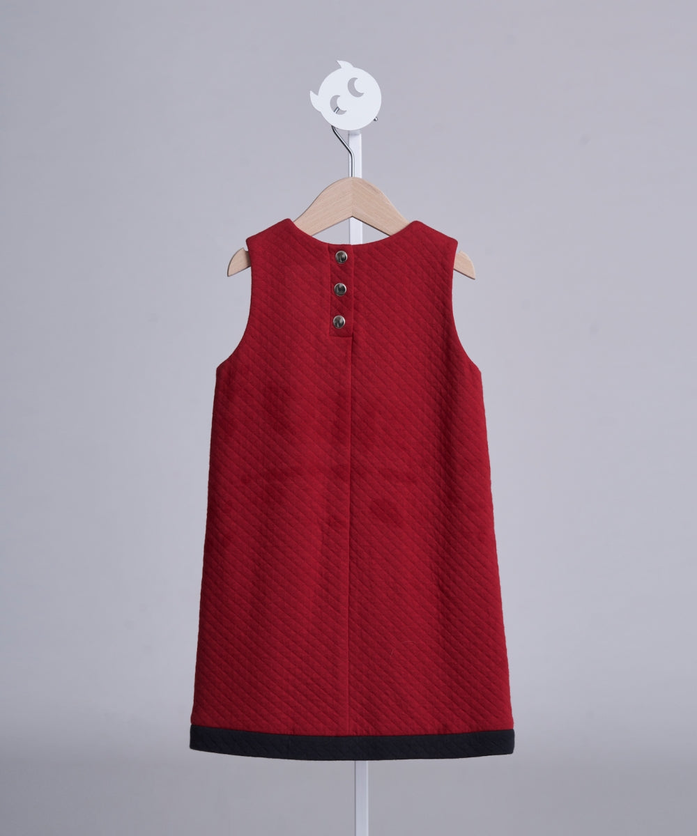 Main | 女童 格菱紋拼色背心裙 | 幾何線條 | 100% 有機棉