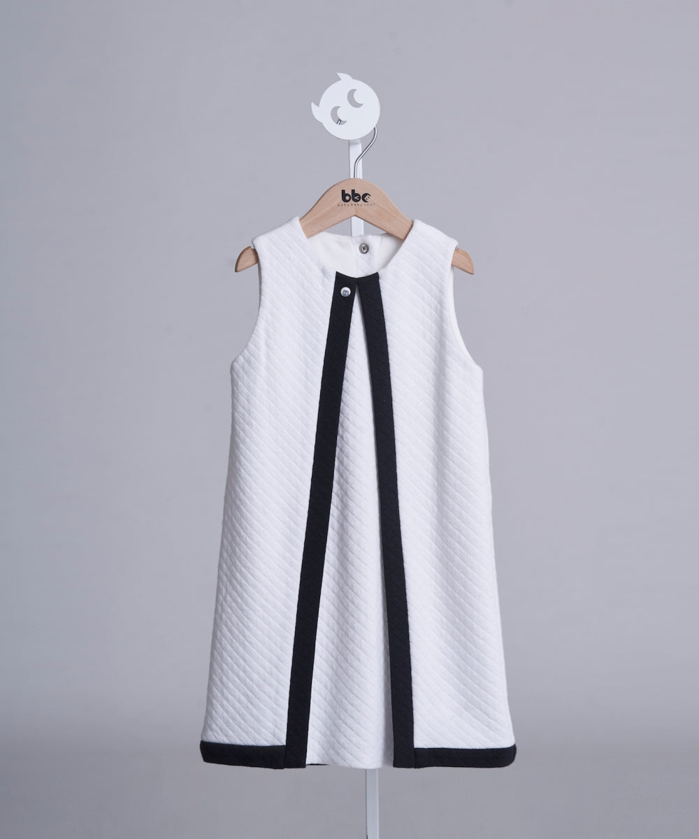 Main | 女童 格菱紋拼色背心裙 | 幾何線條 | 100% 有機棉
