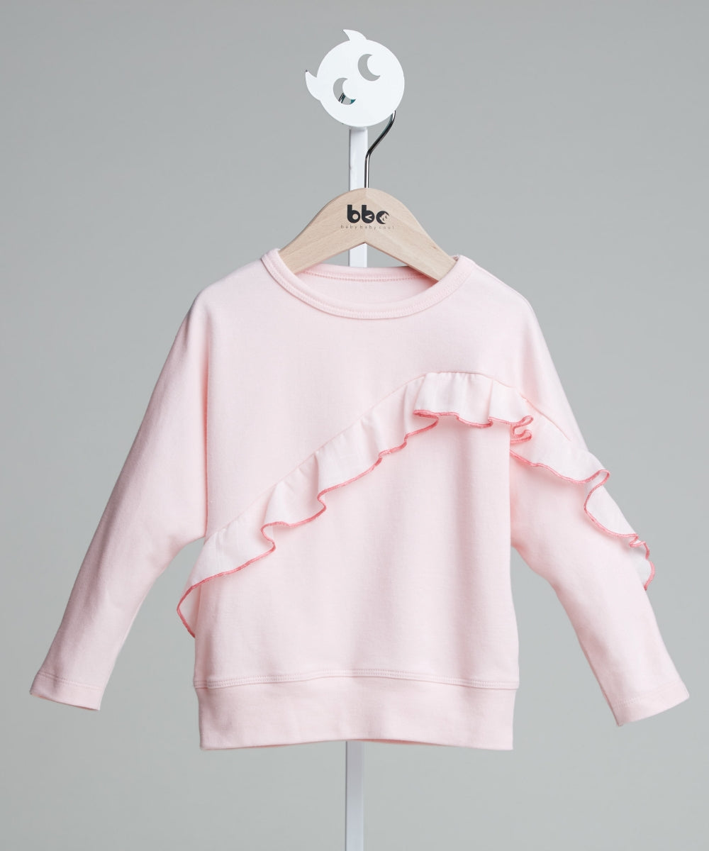 Main | Girls ruffle sleeve top | ruffles | 100% organic cotton