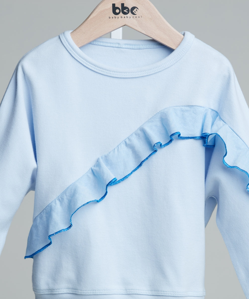 Main | Girls ruffle sleeve top | ruffles | 100% organic cotton