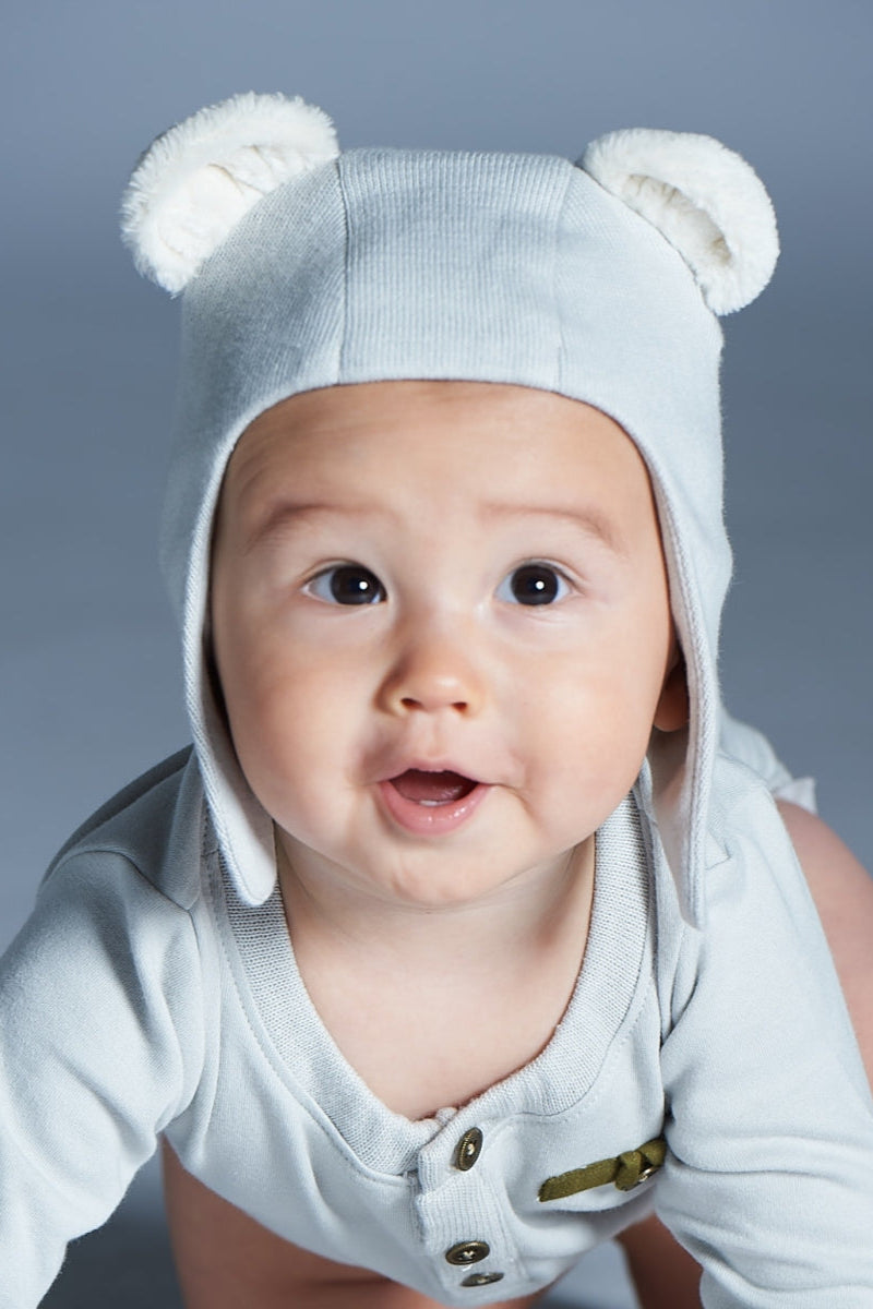 Main | 兒童 毛毛熊造型帽 | 立體熊耳朵 | 100% 有機棉