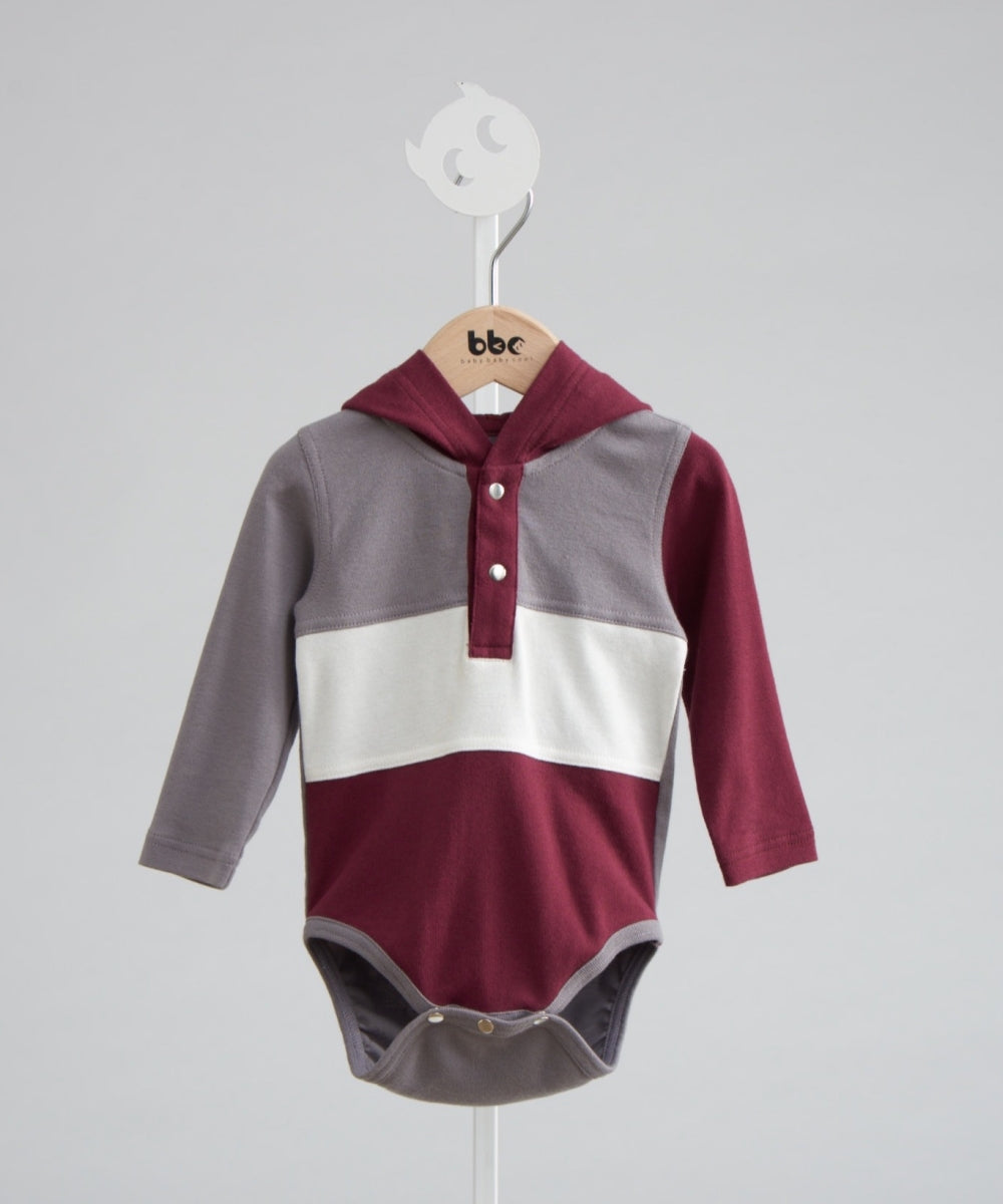 Main | 幼兒 運動風開襟包屁衣 | 拼接 | 100% 有機棉