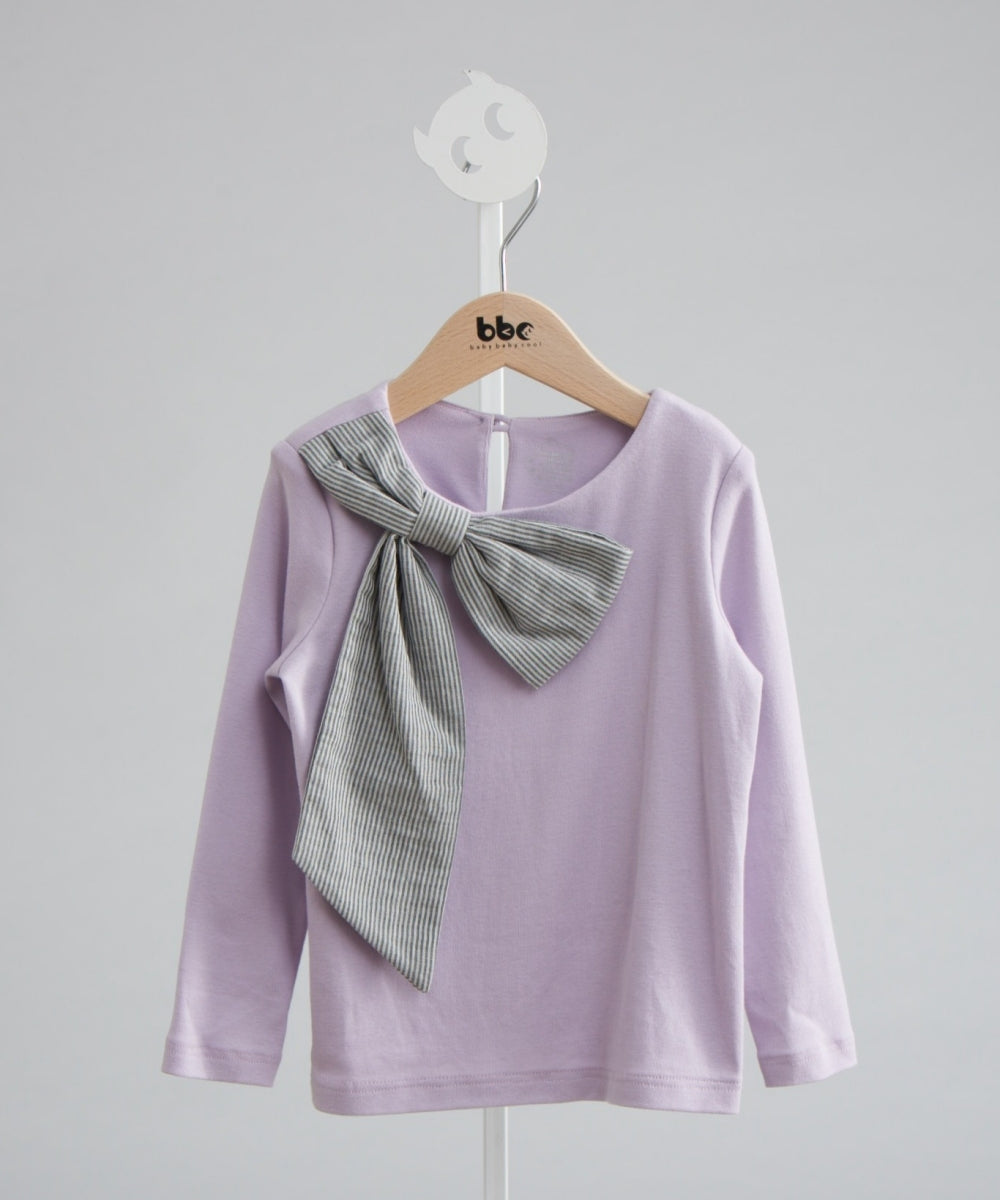 Main | Girls French Elegant Bow Top | Bow | 100% organic cotton