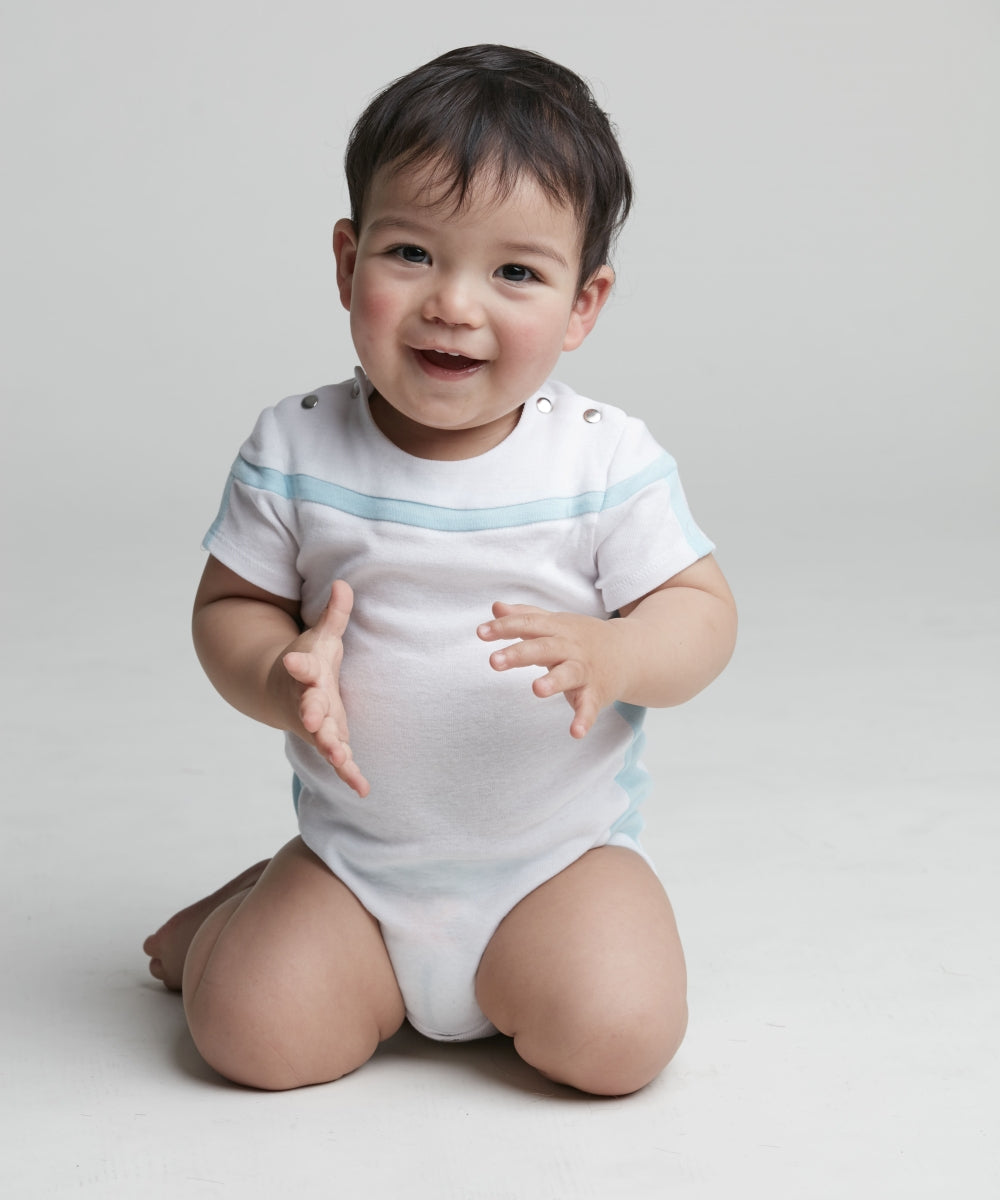 Main | Toddler one-piece bodysuit | Splicing | 100% organic cotton