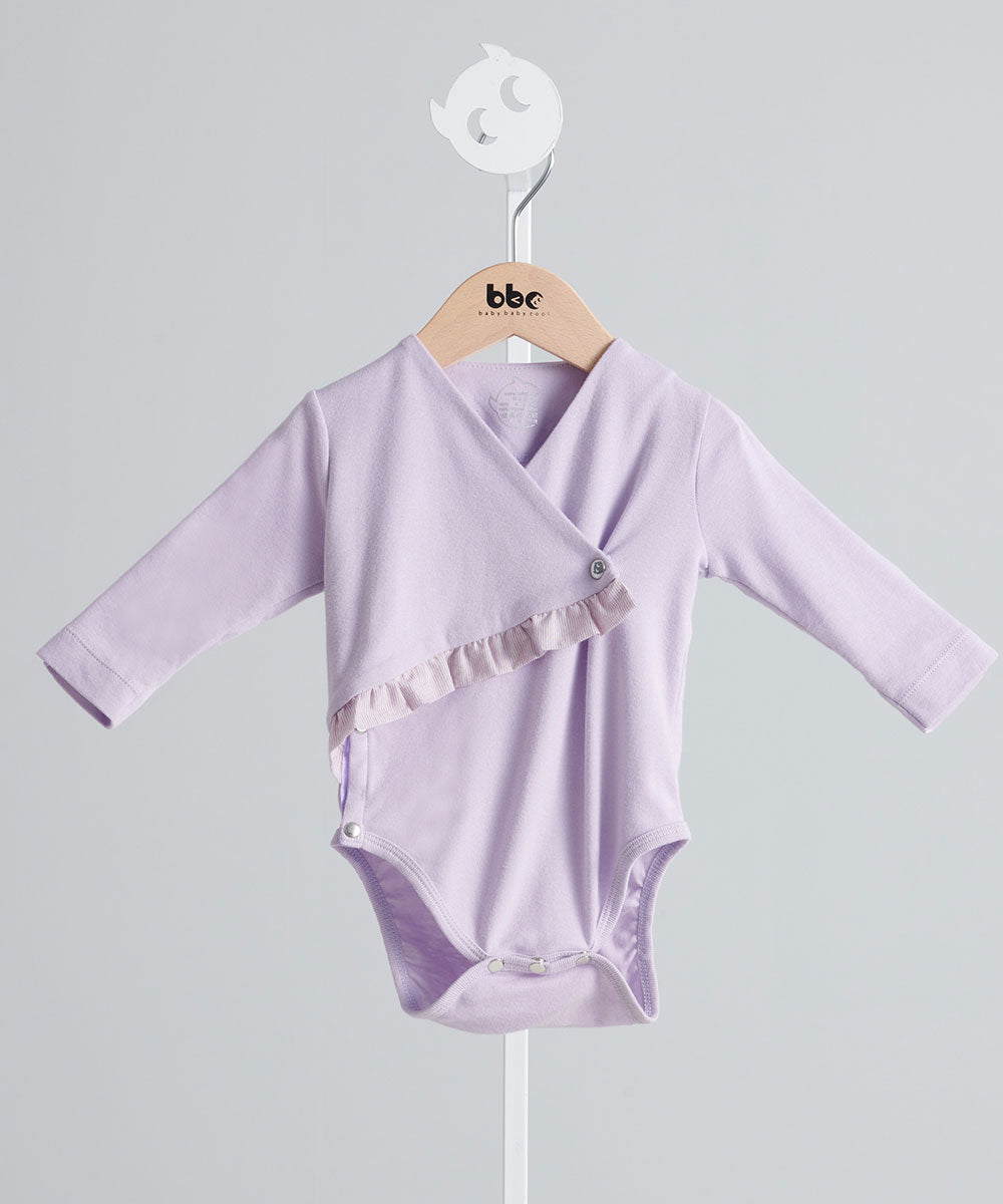 Main | 新生兒 新生兒系列-荷葉搖擺包屁衣 | 拼接 荷葉 | 100% 有機棉