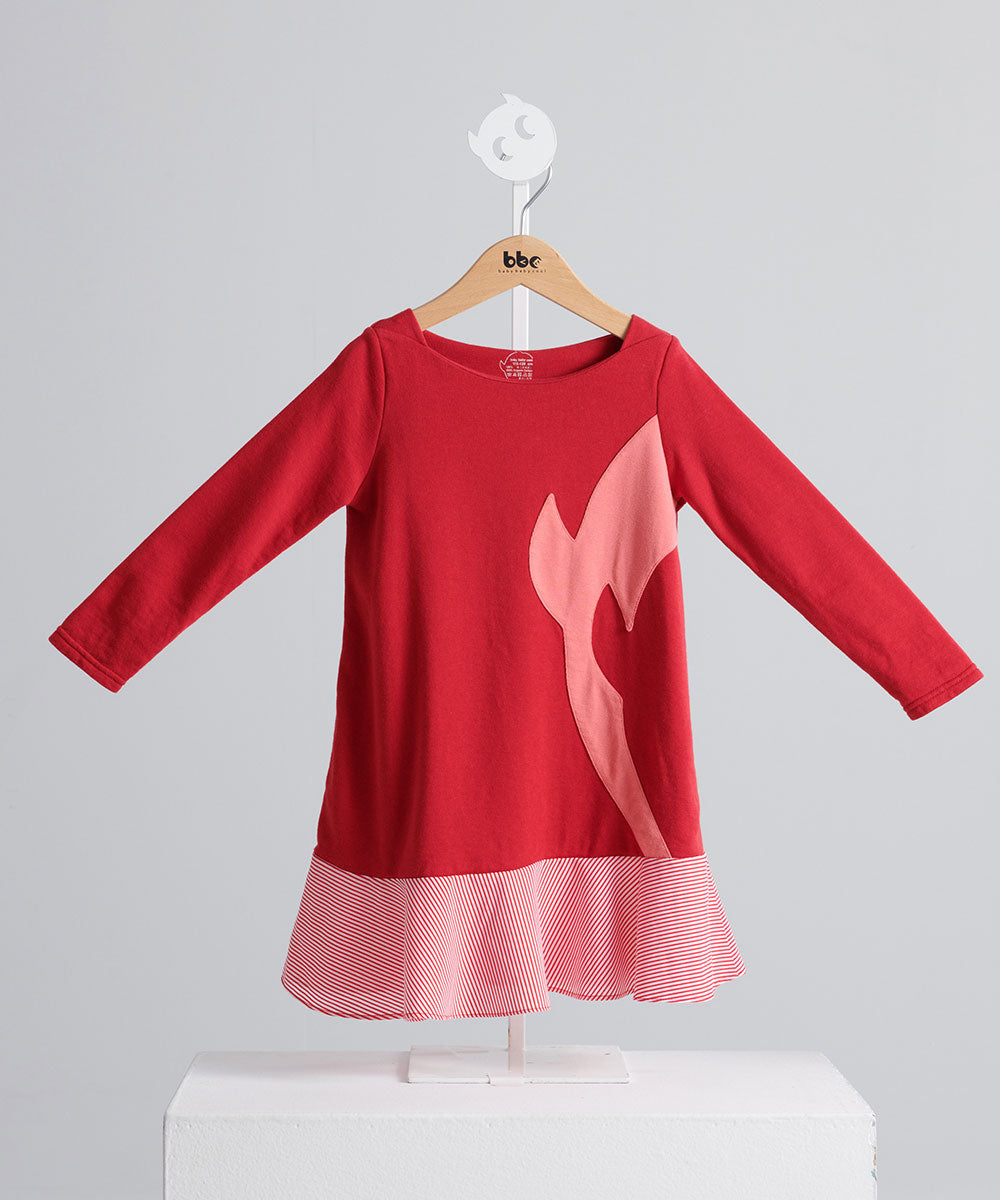 Main | Girls BBC LOGO two-piece dress | Elf Logo | 100% organic cotton