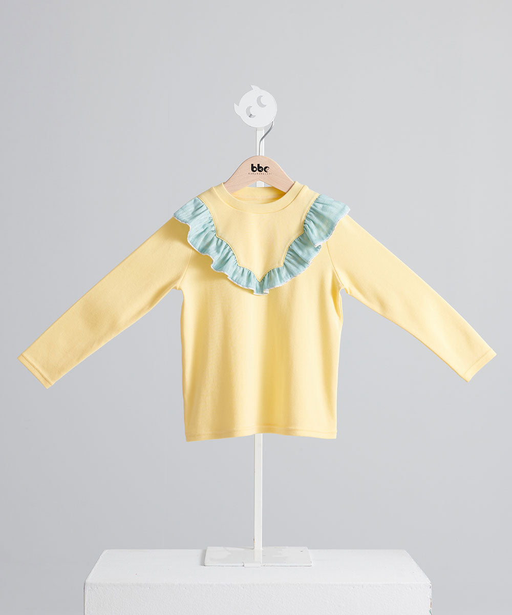 Main | Girls Wave: Victory Ruffle Top | Ruffles | 100% organic cotton