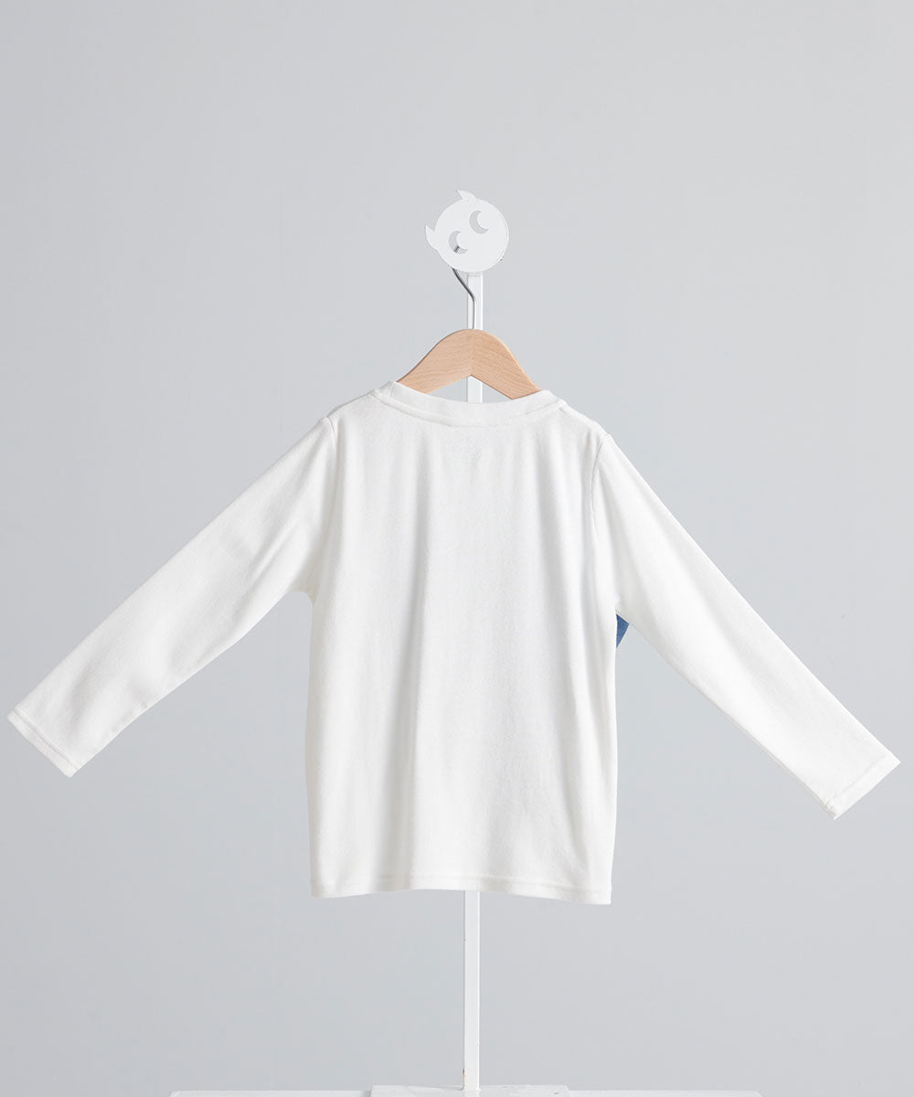Main | Girls French Chanson Ribbon Bow Top | Bow | 100% organic cotton